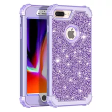 Funda Para iPhone 8 Plus/iPhone 7 Plus Shiny Morado Hybri-02