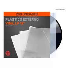 Plastico Vinil Lp Externo Grosso 0,15 - 200 Unidades