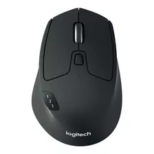 Mouse Triathlon M720 Inalámbrico Multidispositivo Logitech Color Negro