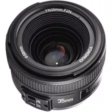Lente Yongnuo 35mm F2.0 Gran Angular Af/mf Para Nikon 