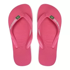 Ojotas Havaianas Brasil Logo Fc Mujer Originales - Rosas