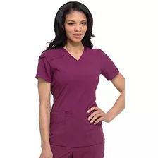 Dickies Eds Essentials Mujeres V-neck Solid Scrub Top