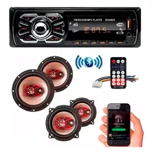 Kit Som Automotivo Player Bluetooth Usb + Falante Bravox