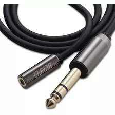 Cable Adaptador Audio 3,5mm Hembra A 6,35mm Macho | 1m