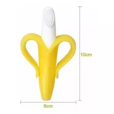 Mordedor Massageador Gengiva Bebe Silicone Bananinha Dentes