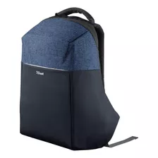 Mochila Anti Furto Nox 16 Trust Azul