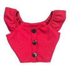 Cropped Infantil Canelado Mini Diva Blogueirinha Meninas 