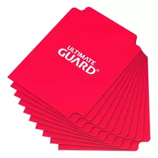 Divisor De Tarjetas Ultimate Guard (paquete De 10), Rojo