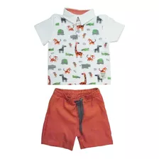 Conjunto Menino Perfect Boys Polo E Bermuda Tam 1