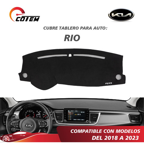 Cubretablero Para Kia Rio Modelo 2021. Foto 2
