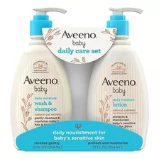 Aveeno Baby Juego De Regalo De Cuidado Diario Con Extracto