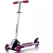 Patineta Monopatin Scooter Altura Regulable Con Luces