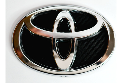 Emblema Toyota 13cm X 9cm Insignia Logotipo Adhesivo Cromado Foto 2