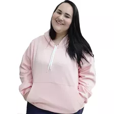 Casacos De Moletom Feminino Plus Size Blusa De Frio Lisa 