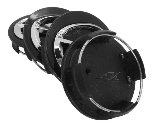 Set 4 Centro Rin 56 Mm Diametro Compatible Mazda Cx-5 Cx-7  Foto 2