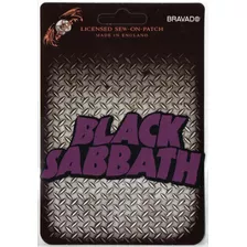 Patch Microbordado Black Sabbath Logo Recortado P116 Oficial