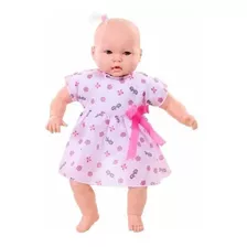 Boneca Grande Fala 120 Frases 56cm Infantil Menina Bebezão