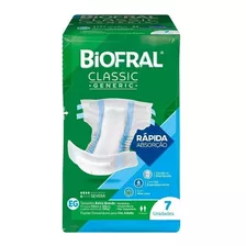 Fralda Biofral Classic Generic Tamanho Eg Com 7 Unidades