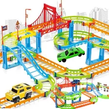 Carros Magic Track Carros Trilha Kit Com Pista Maluca 