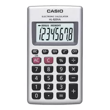 Calculadora Portatil Casio Hl-820va Gris 8 Digitos 10x12cm