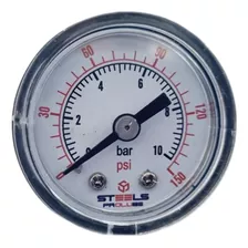 Manômetro Ou Relógio De Pressão 1/8 Horizontal - Fluir