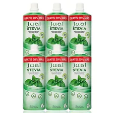 Edulcorante Stevia Natural Liquido Jual 200 Ml X 6 Unidades