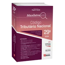 Código Tributário Nacional Maxiletra 29ª Edição - Ctn 2024, De Kiyoshi Harada., Vol. 1. Editorial Rideel, Edición 29ª Edição En Português, 2024