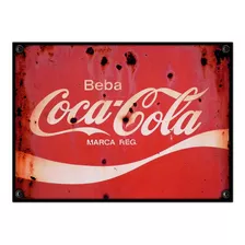 #60 - Cuadro Vintage 21 X 29 Cm / Coca Cola!