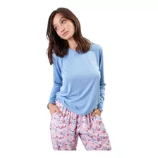 Pijama Invierno Sweet Lady Linea Cyan Art 2668-22