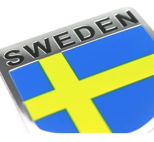 Emblema Suecia Sweden Para Volvo Vw Nissan Saab Scania Sport Foto 4