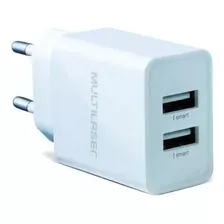 Cargador De Pared 2 Puertas Usb Cb118 Color Blanco