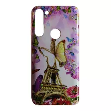 Case Capinha Capa Feminina Moto G8 Power Película 3d