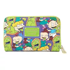 Loungefly Nickelodeon Rugrats Reptar Bar All Over Print Zip 