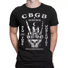 Camisa Camiseta Masculina Retro Cbgb Country Blues Punk