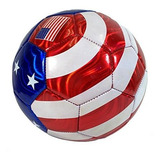 Bandera De Ee. Uu. Balón De Fútbol Ventilador De Verano Dep