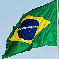 Bandeira Do Brasil Oficial Grande Tecido Poliéster 3 Panos