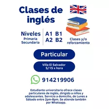 Clases De Inglés Dirigido A Niños Y Adolescentes