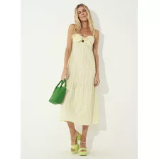 Vestido Midi Com Amarração Xadrez Colcci 440112155