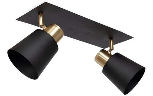 Aplique Spot  2 Luces Pepa  Vintage Movil Apto Led 2 X E-27