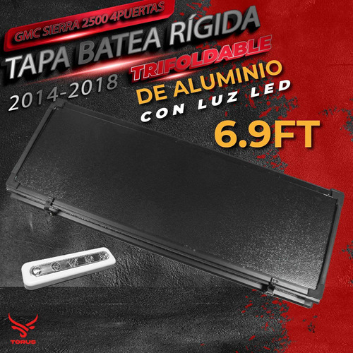 Tapa Batea Rigida Gmc Sierra 2500 2014 2015 2016 2017 2018 Foto 8