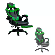 Silla Gamer Ergonómica Reclinable Con Descansa Pies