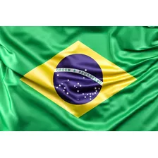 Bandeira Do Brasil Grande Passeata Copa (2m X 1,5m) Grande