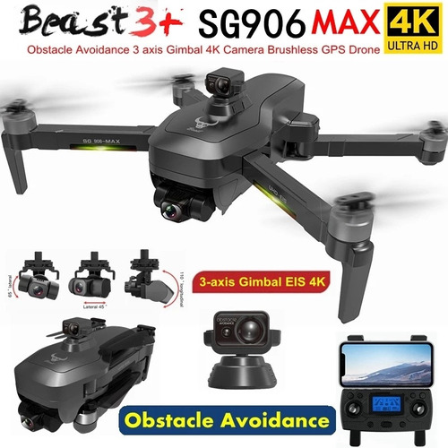 Drone Sg906 Max1 Dist. 3km Sensor D Obstáculo 360 Graus 1bat