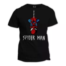 Spiderman Playera Cuello Redondo Vinil Textil