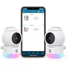 Motorola Peekaboo Twin Cameras Wifi 1080p Video Monitor Para