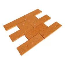 Plaqueta Revestimento Tijolinho 0,85m2 Rústica Brick Natural