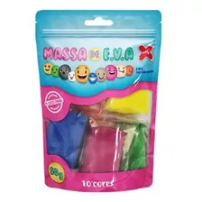 Massa Massinha Eva Colorida 10 Cores P/artesanato 50g Oferta