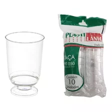 Mini Taça 50ml Acrílico Doces Bebidas Cristal C/ 100 Unidade Cor Transparente