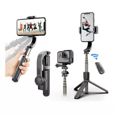 Estabilizador De Cardán Smartphone Con Palo Selfie Y Trípode
