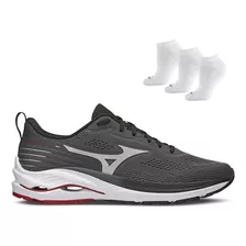 Tênis Mizuno Wave Vitality 4 Masculino + 3 Pares De Meias